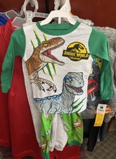 JURASSIC WORLD GREEN BOYS SIZES 4  5/6 nwt