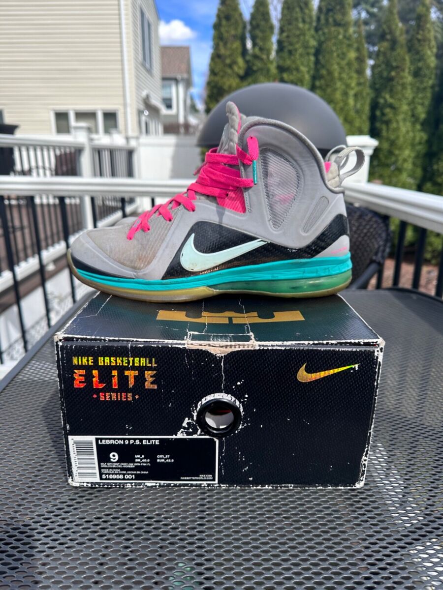 Nike Lebron 9 P.S Elite South Beach Size 9 Original Box Nike Lebron 9 P.S Elite South Beach Size 9 Original Box