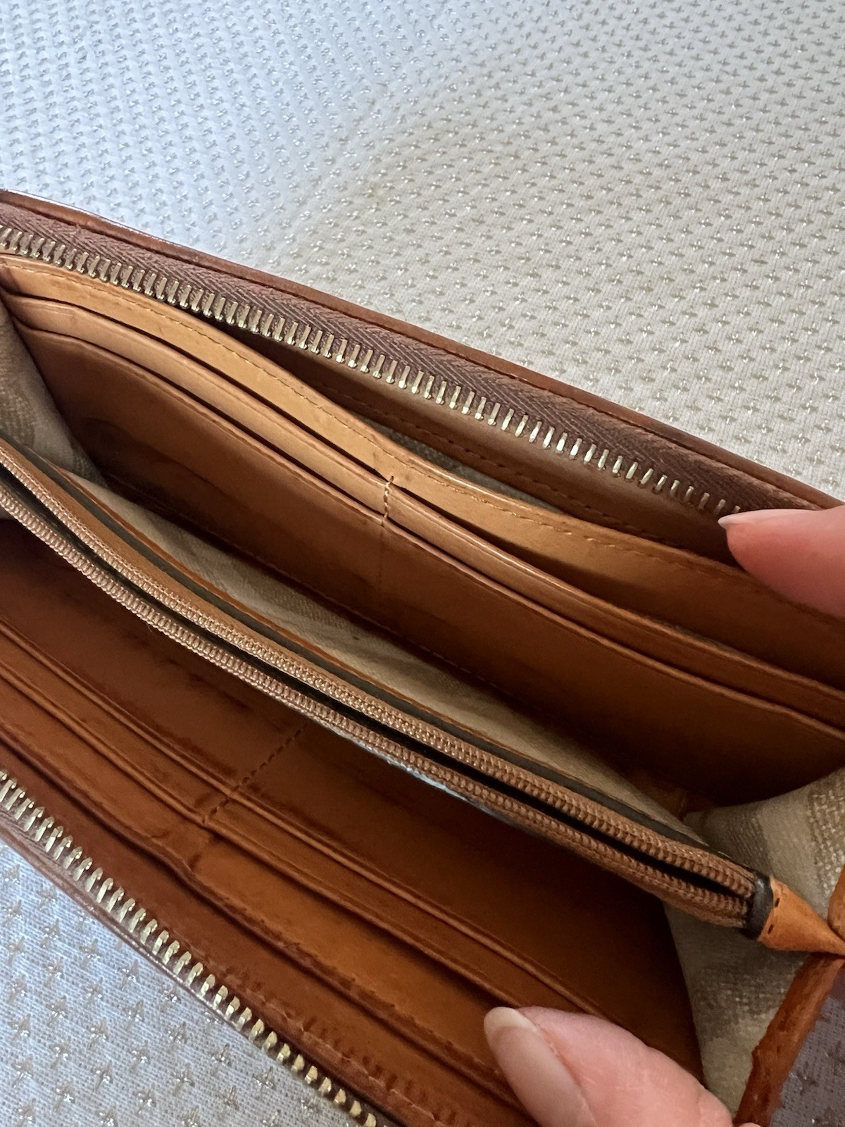 Dooney & Bourke Croc Python Embossed Leather Zip … - image 12