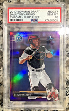 2017 Bowman Chrome Draft Daulton Varsho Purple Refractor #BDC-17 #065/250 PSA 10