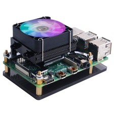 Compact Low-Profile RGB Cooling Solution for Raspberry Pi with Aluminum Design