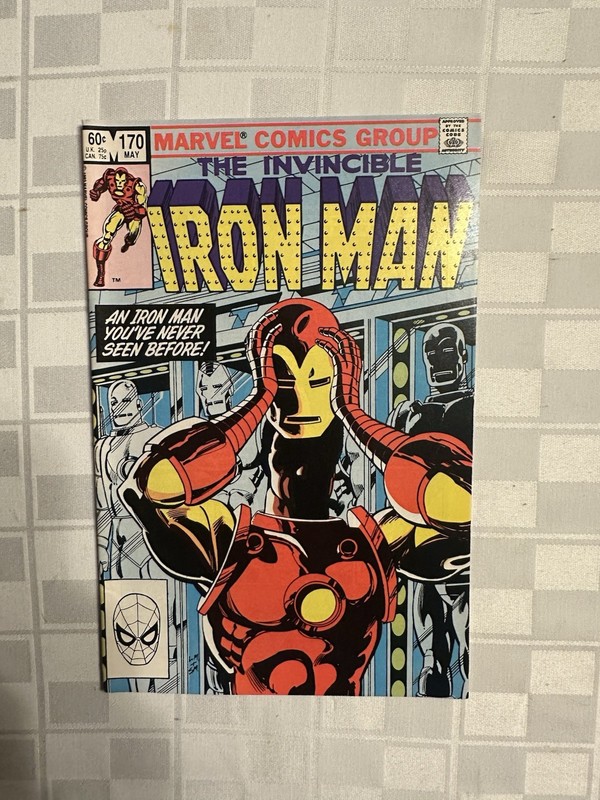 Iron Man #170 1st App Jim Rhodes as Iron Man 1983