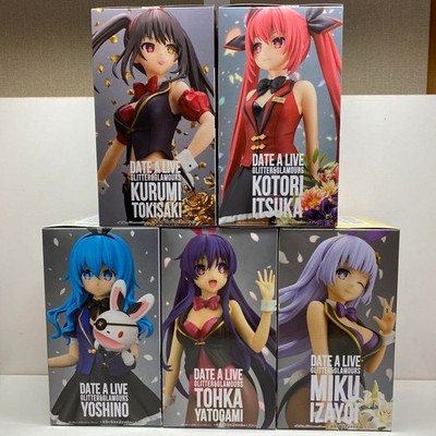 Date A Live Glitter & Glamours Figure Set of 5 Kurumi Kotori