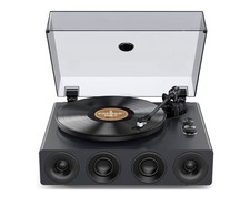 1 BY ONE High Fidelity Record Player, All-in-One Turntable Built In Speakers
