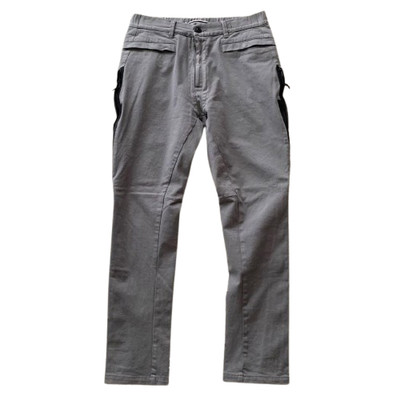 Stone Island Pants Mens Side Zipper Size:W31 Zipper Fly Tapered Gray #SL