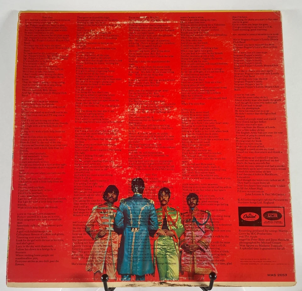 The Beatles - Sgt Pepper LP US Mono LA Pressing w/ Label Misprint w/Clean Insert - Image 2 of 4