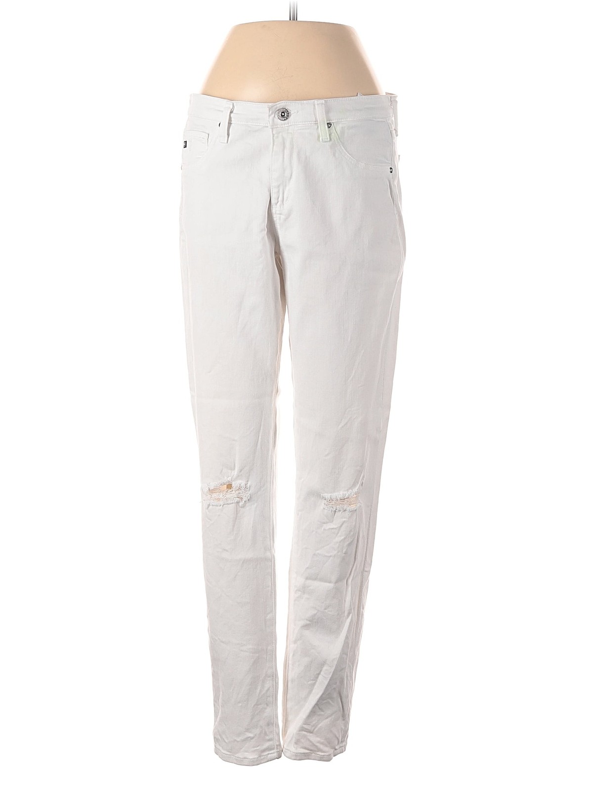 Adriano Goldschmied Women White Jeans 28W