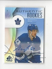 2024-25 SP Game Used Blue #280 Marshall Rifai RC AUTOGRAPH Maple Leafs