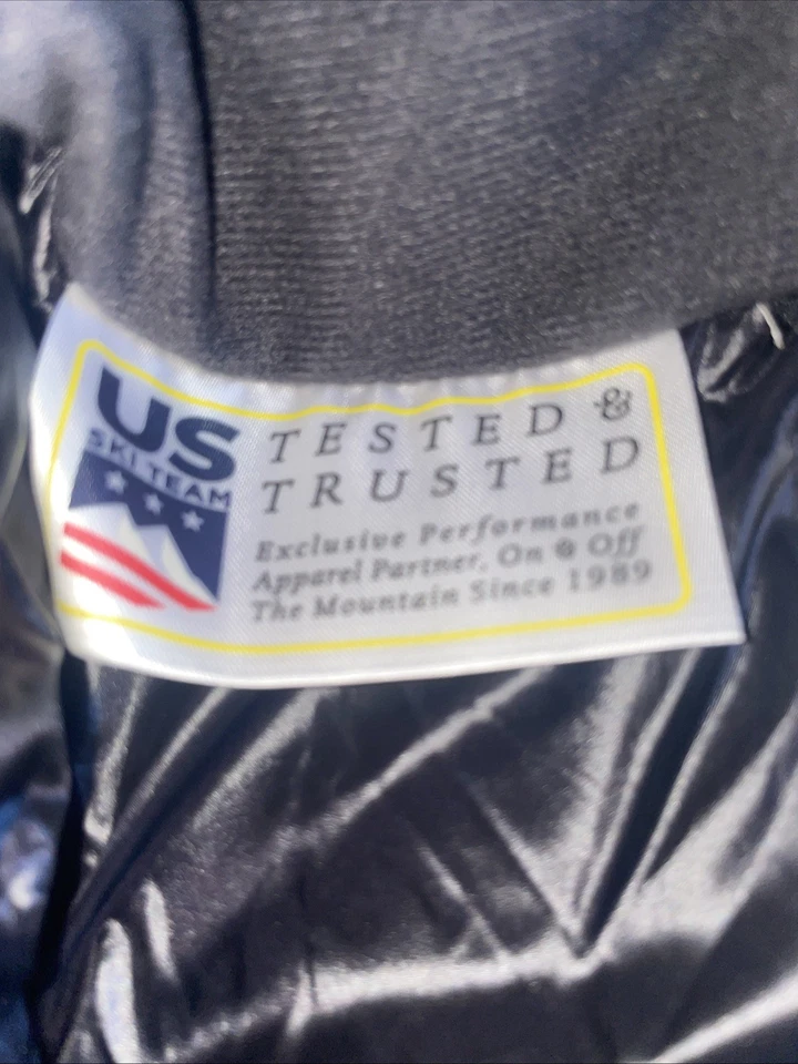 Spider: Chaqueta azul marino mediana plumón equipo de esquí de Estados Unidos Foto 3 de 4