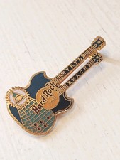 Hard Rock Cafe Myrtle Beach Eye Of Horus Egyptian Pyramid Double Neck Gold  Trim