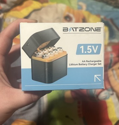 BATZONE AA Rechargeable Lithium Battery Charger USB-C 1.5V 350mAh TF-CD-009LDC