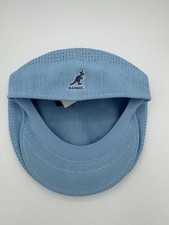 KANGOL Tropic 504 Ventair Lightweight Hat with Logo Baby Blue Size Small