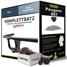 Anhängerkupplung starr für PEUGEOT 807 +E-Satz Kit NEU