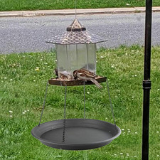 Bird Seed Catcher Tray Platform Fits Most feeders Catches Most Falling Seed ...