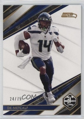 2021 Panini Limited Spotlight Gold 24/75 DK Metcalf #87 3hd