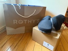 Rothy  s The Braid Clog Women's Black Size 9 Brand New in Box