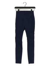 Next Women's Leggings UK 6 Blue Cotton with Elastane, Polyester Jegging