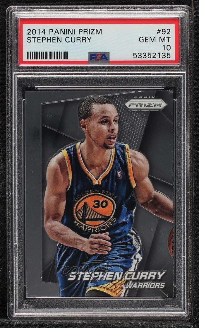 2014-15 Panini Prizm Stephen Curry #92 PSA 10 GEM MT 04xn