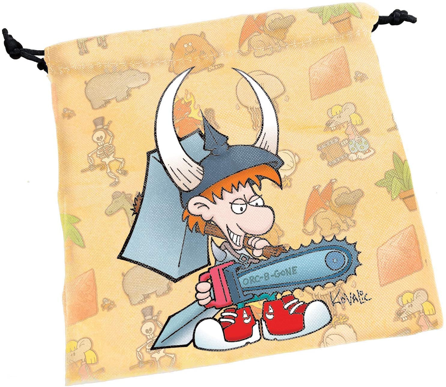 Сумка для игры в кости Munchkin | Большая сумка размером 7 х 7 дюймов для ролевых и настольных игр