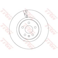 2X TRW Bremsscheiben 355Mm BelÜFtet Vorne Passend FÜR Tesla Model | DF6700S