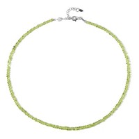 Cavill Peridot Halskette 0,58Ct 925 Silber GrüN Damen Schmuck Elegant