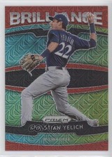 2020 Panini Prizm Brilliance Red Mojo Prizm 124/149 Christian Yelich #B-6 1u6