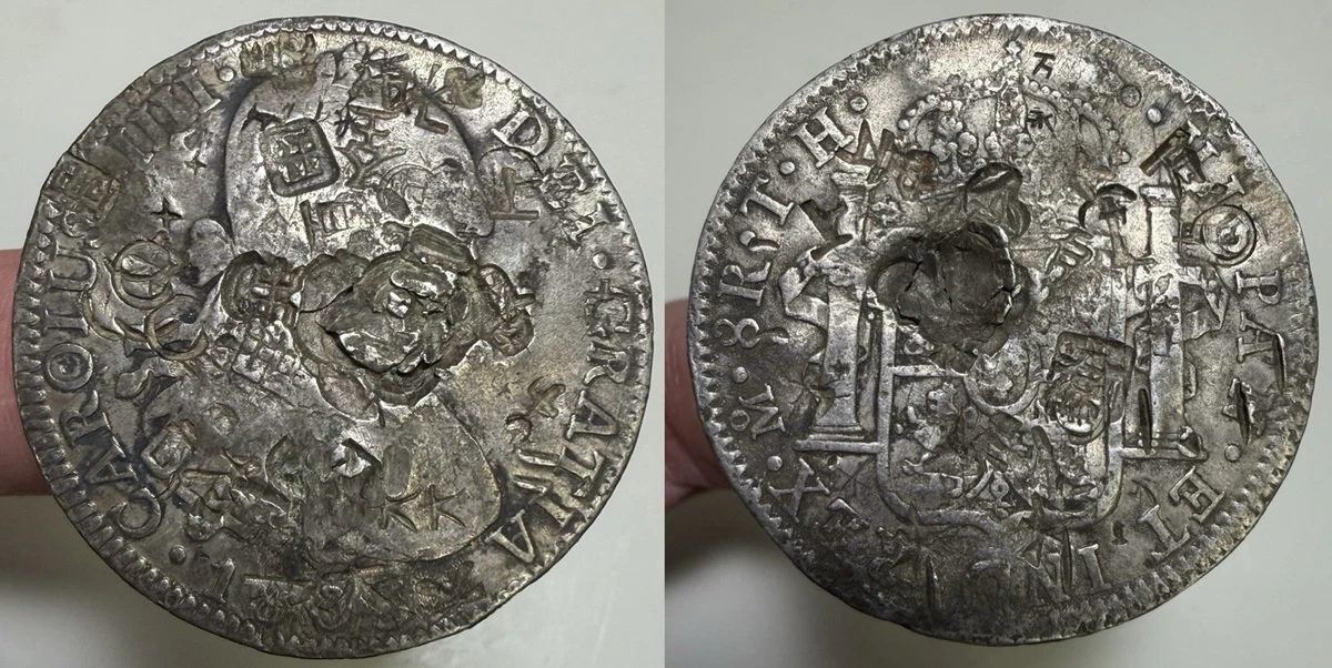 8 雷亚尔银色1805 年墨西哥殖民地硬币(Pre - 1821) | eBay