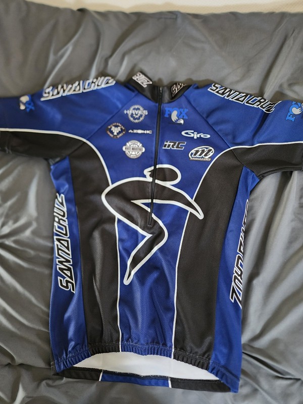 Santa Cruz Voler Cycling Jersey men Large Blue Black