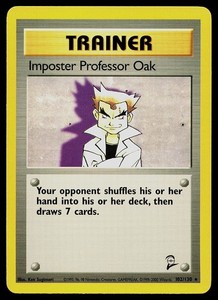 Imposter Professor Oak 102/130 Base Set 2