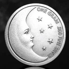 1 GRAM .999 FINE SILVER EGYPTIAN CRESCENT MOON ROUND BU NEW RELEASE 🔥