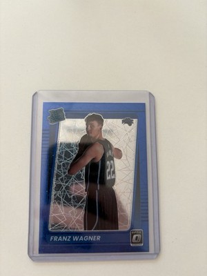 2021-22 Panini Donruss Optic Rated Rookie Franz Wagner RC #185 Blue Velocity