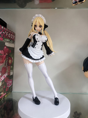Fairy Tail 6.3in Lucy Heartfilia Maid Outfit PVC Figure Model Toy
