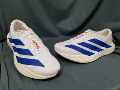 Adidas Adizero Evo SL M White Royal Blue Men's Size 8 NEW IN BOX!