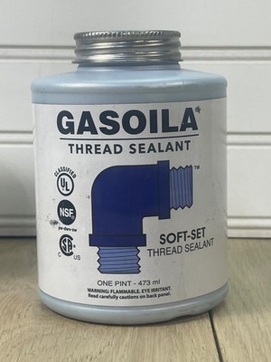 Gasoila Thread Sealant Soft-Set with PTFE 1 Pint 473ml  UL NSF SS16