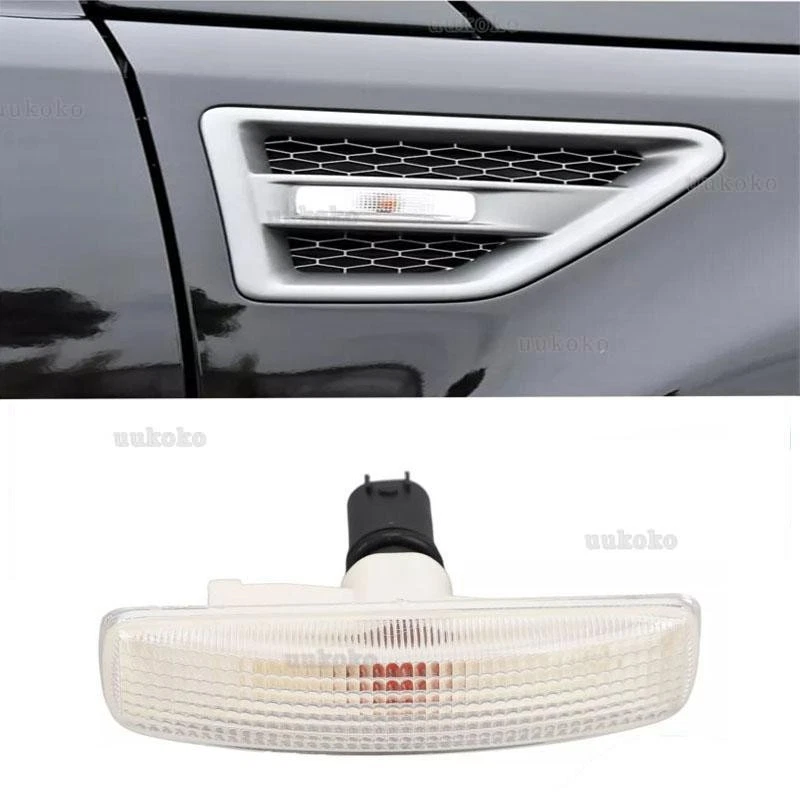 Side Marker Turn Signal Light Assembly For Land Rover LR2 LR3 LR4 Range Sport 2x Foto 2 de 4