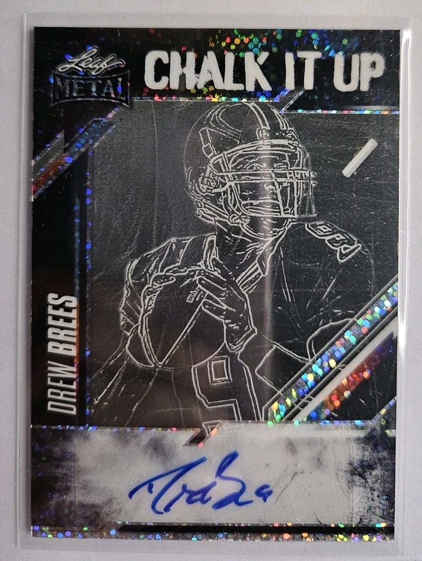 Drew Brees Autographed Football Sports Trading Cards for sale | eBay