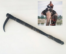 RUSTIC Old Karen Hill Tribe Bamboo Elephant Ankus Antique Collectible