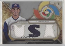 2017 Triple Threads World Baseball Classic Relics Silver 11/27 Alex Bregman 6fs