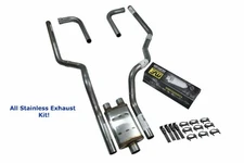 All-Stainless Dual Exhaust Kit Dodge Ram 1500 19-25 MagnaFlow XL Side Exit