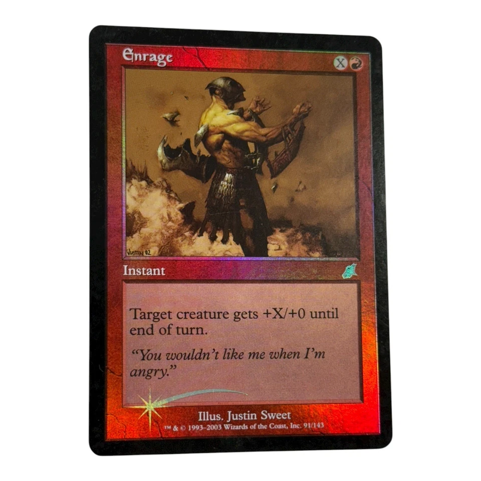 Enrage Scourge NM-/LP FOIL Magic the Gathering MtG - Image 3 of 4