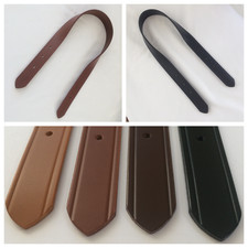 Leather Cross Body Adjustable Replacement Strap Handles 4 Bags Purses w/Buckles