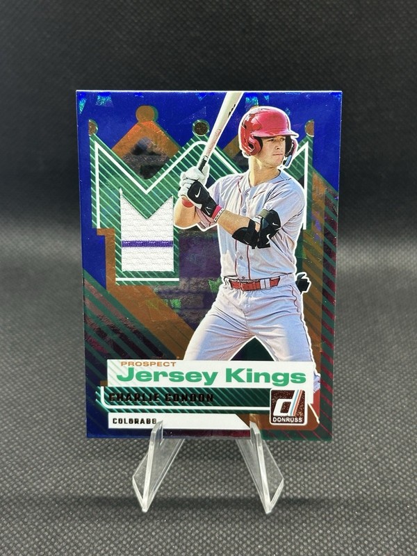 2025 Panini Donruss Prospect Jersey Kings Charlie Condon #PJK-CC Blue Ice Prizm