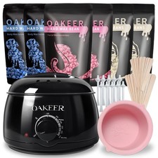 Waxing Kit for Women Men, Wax Pot Machine, Wax Warmer for Hair Removal At Hom...