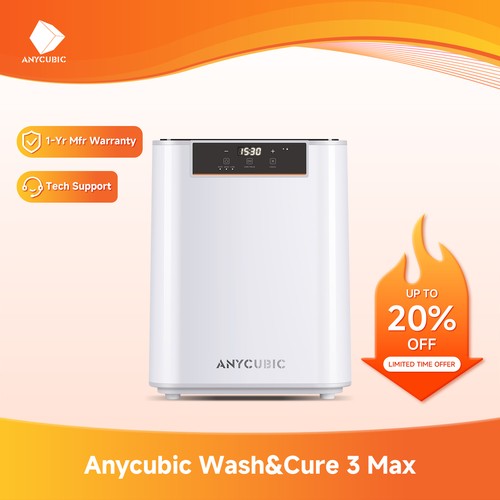【NEVER USED】ANYCUBIC Wash & Cure 3 Max Machine Wash 15.1L Big Cleaning Size