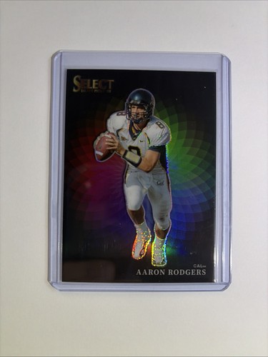 Aaron Rodgers #CW-AR 2022 Panini Select Draft Picks Color Wheel card