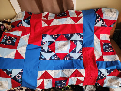 Marine, Coastal, Sea Themed Quilted Throw