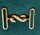 ORIGINAL CIVIL WAR ERA COMPLETE BRASS SNAKE BUCKLE FOR ACCOUTREMENTS BELT CSA/US
