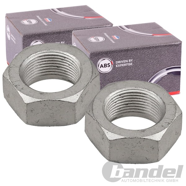 2X A.B.S. 35Er Achsmuttern M24X1.5 Vorne Passend FüR CitroËN C8 Fiat Ulysse Lanc-image