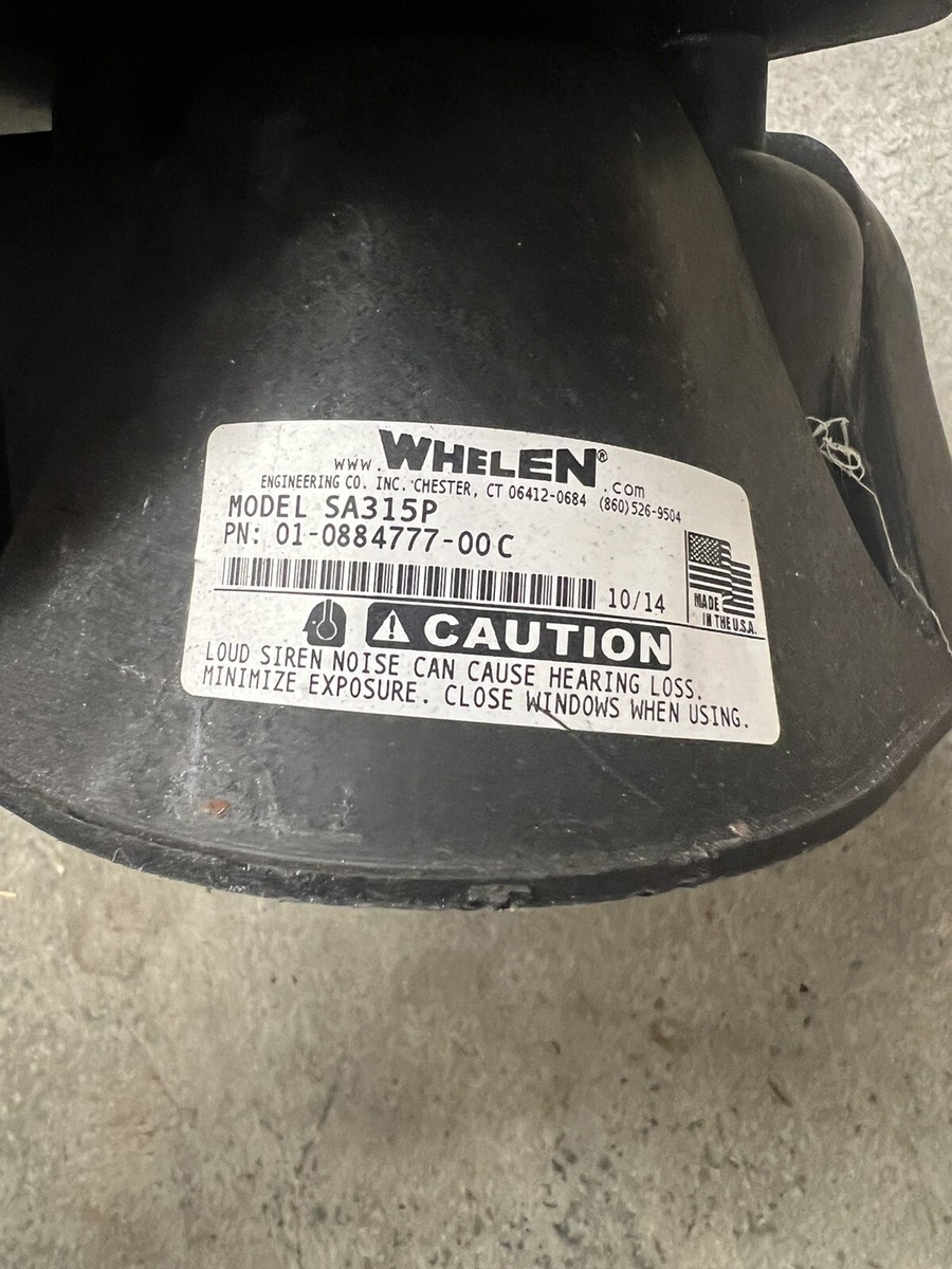 ⭐︎値下げしました⭐︎米国WHELENウィレン100w sa315pスピーカー Yahoo!オークション - WHELEN ウィレン 100ワットスピーカー