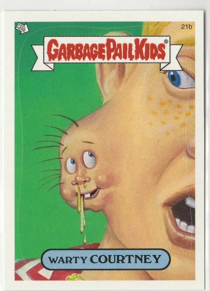 Warty Courtney 21b Garbage Pail Kids GPK 2004 ANS2 All New Series 2 Card  